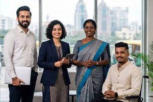 Indisches Team
